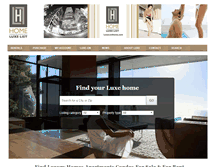 Tablet Screenshot of luxelisthome.com